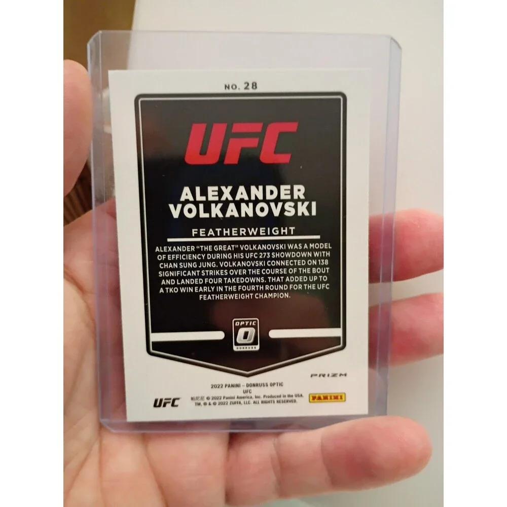 2022 Panini Donruss Optic Blue Hyper Lot, Murphy, Yan, Volk, Ferguson UFC Lot